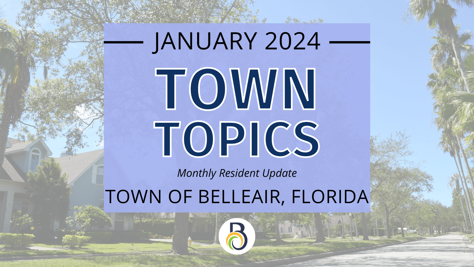 A blue banner that reads: 